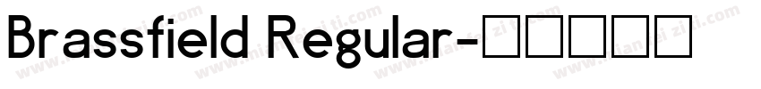 Brassfield Regular字体转换